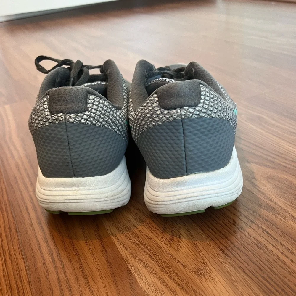 Nike Revolution 3 Womens Gray Turquoise Shoes